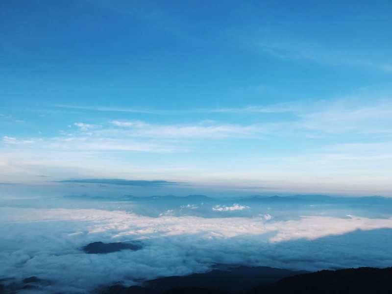 空中照片|云彩,云景,多云,大气层,天堂,天空,山,户外,日光,明亮,白天,白色,空气,自然,蓝色,蓝色天空,颜色,风景,高-海量高质量免版权图片素材-设计师素材-摄影图片-mitapix-美塔图像