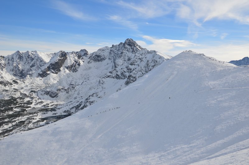 阿尔卑斯山徒步旅行者|山脉,徒步旅行者,阿尔卑斯山,雪,雪峰-海量高质量免版权图片素材-设计师素材-摄影图片-mitapix-美塔图像