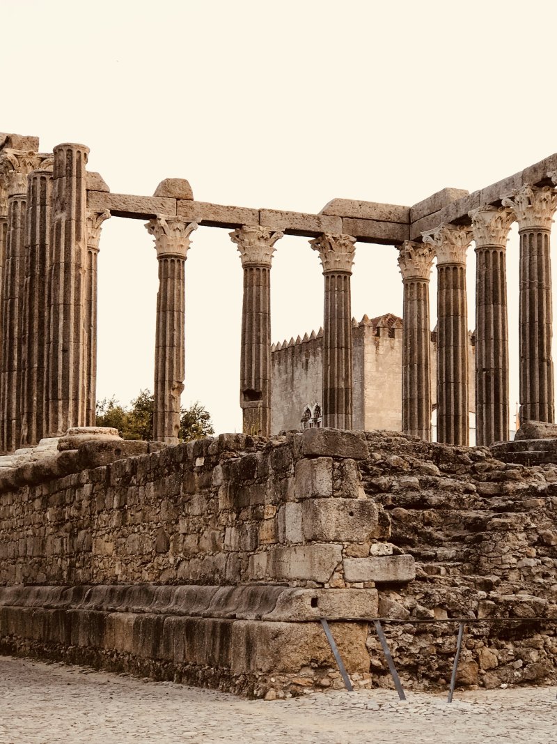 棕色的古代遗迹-古迹,地标,废墟,建筑,建筑物,旅游,柱子,白天,石头,纪念碑,考古,遗址-海量高质量免版权图片素材-设计师素材-摄影图片-mitapix-美塔图像