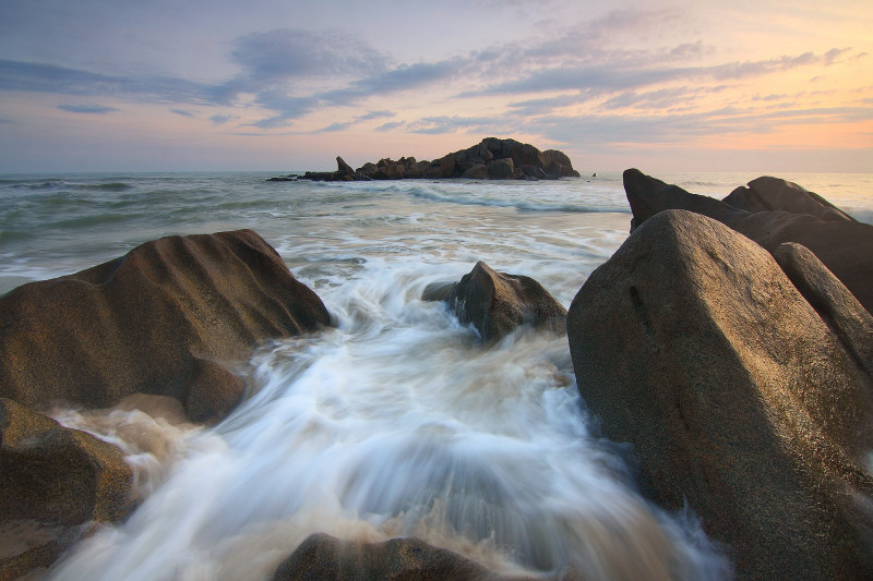 江海流|云彩,天空,岩石,延时,户外,日落,水,波浪,海景,海洋,海滨,海滩,运动,黄昏,黎明-海量高质量免版权图片素材-设计师素材-摄影图片-mitapix-美塔图像