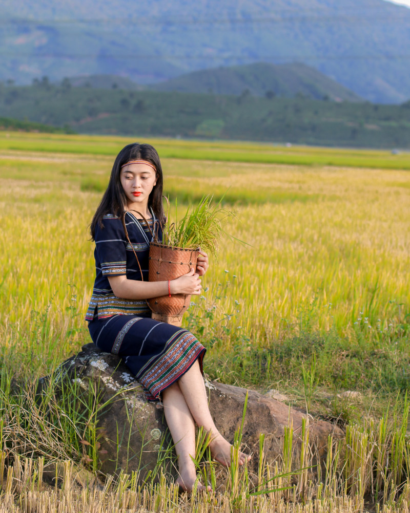 女人黑色连衣裙坐在岩石上Woman in Black Dress Sitting on Rock|坐着,女人,岩石,拍的,摆姿势,放松,浅黑肤色的女人,漂亮的女人,种秣草地,草地,黑色的连衣裙-海量高质量免版权图片素材-设计师素材-摄影图片-mitapix-美塔图像