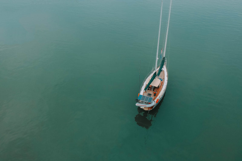 水上船只航拍|从上面,帆,旅行,水,海,海洋,湖,船,船只,运输系统,鸟瞰-海量高质量免版权图片素材-设计师素材-摄影图片-mitapix-美塔图像