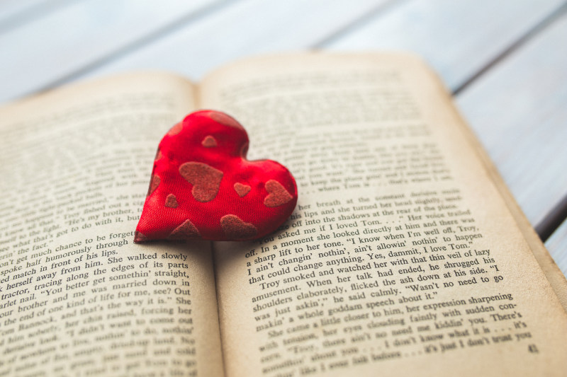 红色的心，在旧的已打开的书Red heart on a old opened book|Book,heart,letters,love,novel,opened,reading,red,valentines,valentines day,words,书,单词,字母,小说,心,情人节,打开,爱情,红色,阅读-海量高质量免版权图片素材-设计师素材-摄影图片-mitapix-美塔图像