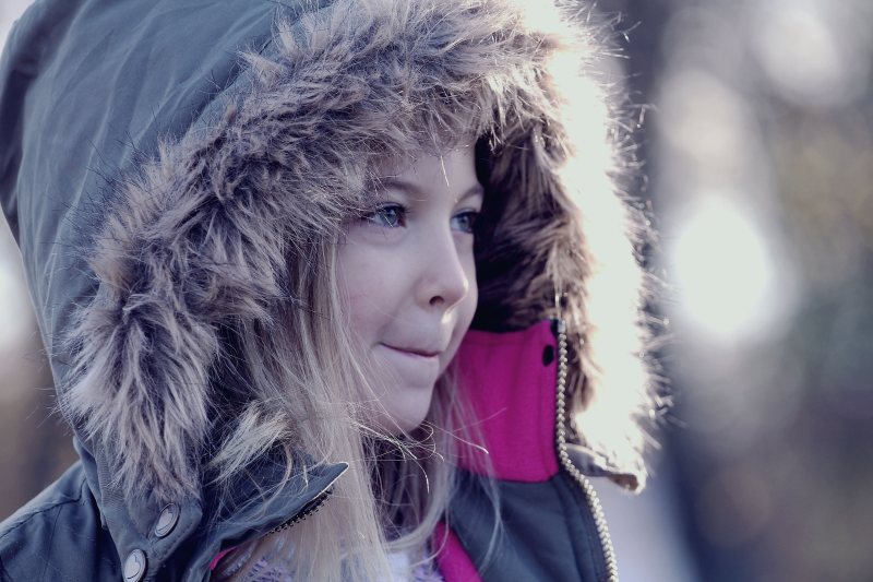 女孩穿着大衣外套Girl Wearing Parka Jacket|冷,可爱的,大衣,女孩,孩子,罩-海量高质量免版权图片素材-设计师素材-摄影图片-mitapix-美塔图像