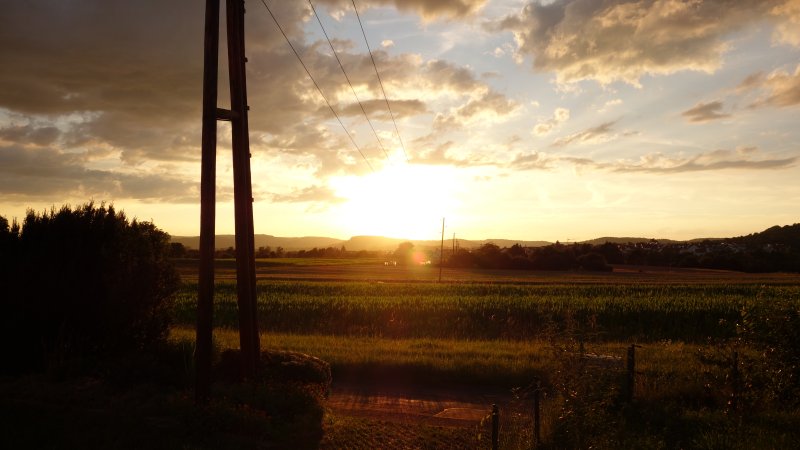 日出时的绿地景观照片|乡村,农场,天空,户外,日出,日落,田野,草地,轮廓,风景,黄昏,黎明-海量高质量免版权图片素材-设计师素材-摄影图片-mitapix-美塔图像