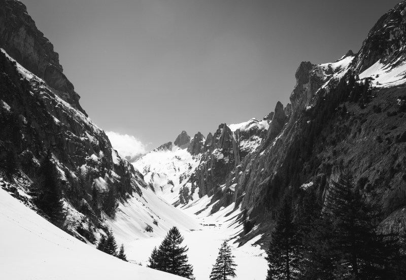 山, 山峰, 山脉|山,山峰,山脉,峰,景观,美景,自然摄影,阿尔卑斯山,风景,高,黑与白-海量高质量免版权图片素材-设计师素材-摄影图片-mitapix-美塔图像