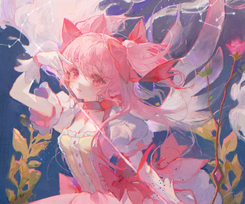 粉红色的头发,粉红色的眼睛,mahou shoujo madoka magica,卡纳郡麦克卡,动漫女孩,头发丝带,翅膀,神奇的女孩,壁纸/手机壁纸|Mahou Shoujo Madoka Magica,动漫女孩,卡纳郡麦克卡,头发丝带,神奇的女孩,粉红色的头发,粉红色的眼睛,翅膀-海量免费高质量壁纸|墙纸|手机壁纸|电脑壁纸|wallpaper|动漫|卡通|二次元|真人|风景壁纸库-美塔壁纸