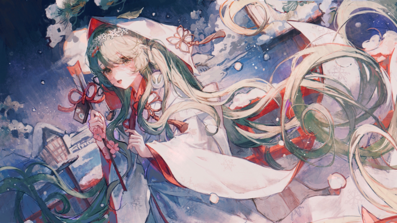 Matcha_,长发,Vocaloid,Hatsune Miku,和服,Shiromuku,传统服装,小野发,星形,下雪,壁纸/手机壁纸|Hatsune Miku,Matcha_,Shiromuku,Vocaloid,下雪,传统服装,和服,小野发,星形,长发-海量免费高质量壁纸|墙纸|手机壁纸|电脑壁纸|wallpaper|动漫|卡通|二次元|真人|风景壁纸库-美塔壁纸