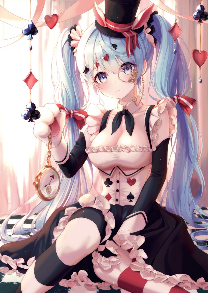 Bbeedol,白色兔子,蓝色头发,长发,动漫,动漫女孩,艺术品,Vocaloid,Hatsune Miku,Alice在Wonderland,Twintails,壁纸/手机壁纸|Alice在Wonderland,Bbeedol,Hatsune Miku,twintails,Vocaloid,动漫,动漫女孩,白色兔子,艺术品,蓝色头发,长发-海量免费高质量壁纸|墙纸|手机壁纸|电脑壁纸|wallpaper|动漫|卡通|二次元|真人|风景壁纸库-美塔壁纸