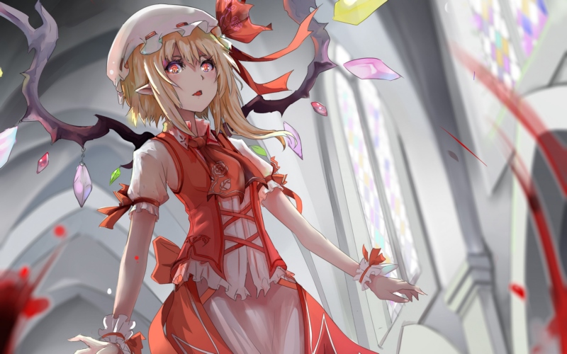 Touhou,Flandre Scarlet,动漫女孩,壁纸/手机壁纸|Flandre Scarlet,touhou,动漫女孩-海量免费高质量壁纸|墙纸|手机壁纸|电脑壁纸|wallpaper|动漫|卡通|二次元|真人|风景壁纸库-美塔壁纸