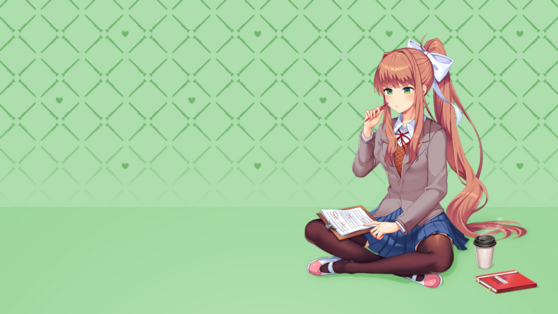 Doki Doki文学俱乐部,Monika（Doki Doki文学俱乐部）,壁纸/手机壁纸|Doki Doki文学俱乐部,Monika（Doki Doki文学俱乐部）-海量免费高质量壁纸|墙纸|手机壁纸|电脑壁纸|wallpaper|动漫|卡通|二次元|真人|风景壁纸库-美塔壁纸