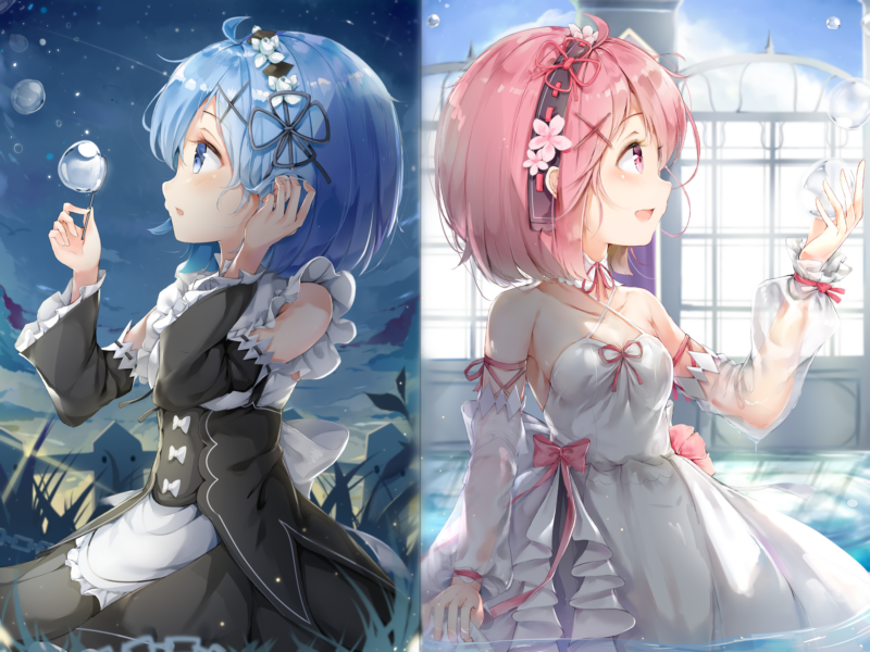 Chintora0201,蓝色头发,粉红色的头发,短发,Re：Zero Kara Hajimeru Isekai Seikatsu,REM（RE：Zero）,RAM（RE：Zero）,动漫女孩,艺术品,连衣裙,女仆服装,壁纸/手机壁纸|Chintora0201,RAM（RE：Zero）,Re：Zero Kara Hajimeru Isekai Seikatsu,REM（RE：Zero）,动漫女孩,女仆服装,短发,粉红色的头发,艺术品,蓝色头发,连衣裙-海量免费高质量壁纸|墙纸|手机壁纸|电脑壁纸|wallpaper|动漫|卡通|二次元|真人|风景壁纸库-美塔壁纸