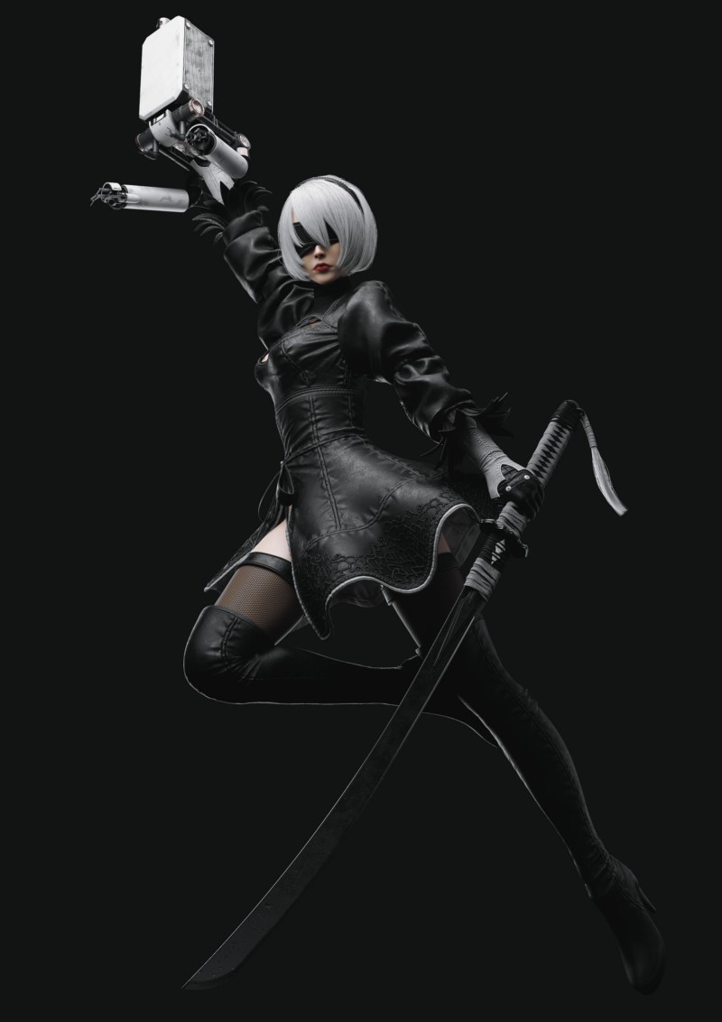 Dylan Kowalski,2B（Nier：Automata）,覆盖的眼睛,短发,CGI,尼尔：自动机,Androids,黑色衣服,大腿高,武器,katana,连衣裙,简单的背景,黑色背景,银发,壁纸/手机壁纸|2B（Nier：Automata）,Androids,CGI,Dylan Kowalski,katana,大腿高,尼尔：自动机,武器,短发,简单的背景,覆盖的眼睛,连衣裙,银发,黑色背景,黑色衣服-海量免费高质量壁纸|墙纸|手机壁纸|电脑壁纸|wallpaper|动漫|卡通|二次元|真人|风景壁纸库-美塔壁纸