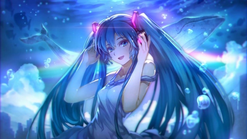 蓝色头发,动漫女孩,三尾,天空,鲸鱼,耳机,hatsune miku,vocaloid,壁纸/手机壁纸|Hatsune Miku,Vocaloid,三尾,动漫女孩,天空,耳机,蓝色头发,鲸鱼-海量免费高质量壁纸|墙纸|手机壁纸|电脑壁纸|wallpaper|动漫|卡通|二次元|真人|风景壁纸库-美塔壁纸