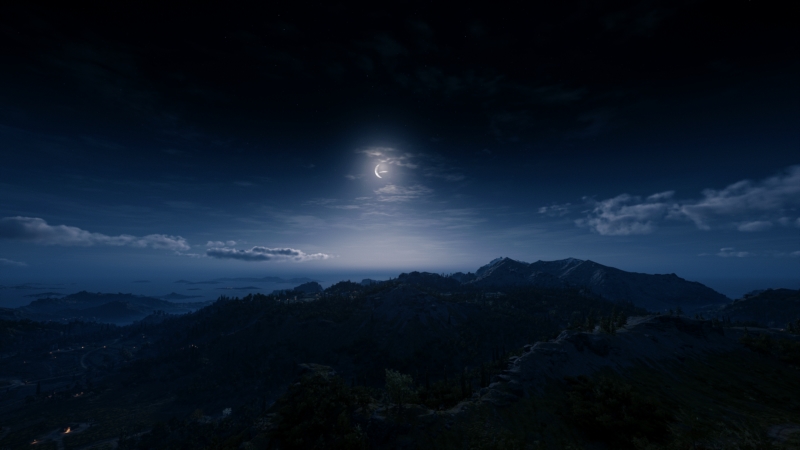 刺客的信条：奥德赛,地平线,夜空,reshade,pc游戏,ubisoft,云,景观,月亮,树木,山,视频游戏,视频游戏景观,壁纸/手机壁纸|PC游戏,reshade,ubisoft,云,刺客的信条：奥德赛,地平线,夜空,山,景观,月亮,树木,视频游戏,视频游戏景观-海量免费高质量壁纸|墙纸|手机壁纸|电脑壁纸|wallpaper|动漫|卡通|二次元|真人|风景壁纸库-美塔壁纸