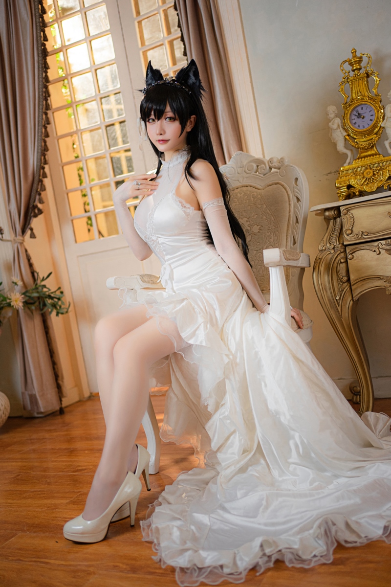 Atago（Azur Lane）,Hoshilly,Cosplay,亚洲人,妇女在室内,腿,看着观众,婚纱,高跟鞋,白色,室内,高跟鞋,黑发,Azur Lane,白色丝袜,壁纸/手机壁纸|Atago（Azur Lane）,Azur Lane,cosplay,Hoshilly,亚洲人,妇女在室内,婚纱,室内,白色,白色丝袜,看着观众,腿,高跟鞋,黑发-海量免费高质量壁纸|墙纸|手机壁纸|电脑壁纸|wallpaper|动漫|卡通|二次元|真人|风景壁纸库-美塔壁纸