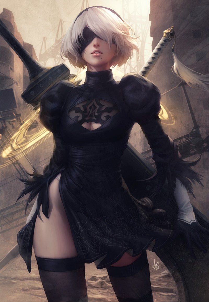 女性,Artgerm,2B（Nier：Automata）,艺术品,壁纸/手机壁纸|2B（Nier：Automata）,Artgerm,女性,艺术品-海量免费高质量壁纸|墙纸|手机壁纸|电脑壁纸|wallpaper|动漫|卡通|二次元|真人|风景壁纸库-美塔壁纸