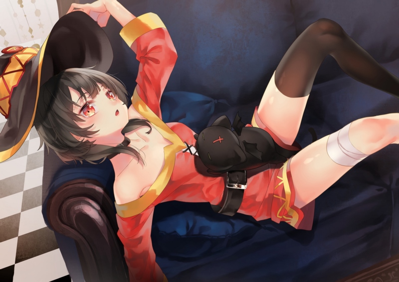 Saraki,Red Eyes,Kono Subarashii Sekai Ni Shukufuku WO,Megumin（konosuba）,动漫女孩,猫,艺术品,黑发,巫婆帽子,连衣裙,壁纸/手机壁纸|Kono Subarashii Sekai Ni Shukufuku WO,Megumin（konosuba）,Red Eyes,Saraki,动漫女孩,巫婆帽子,猫,艺术品,连衣裙,黑发-海量免费高质量壁纸|墙纸|手机壁纸|电脑壁纸|wallpaper|动漫|卡通|二次元|真人|风景壁纸库-美塔壁纸