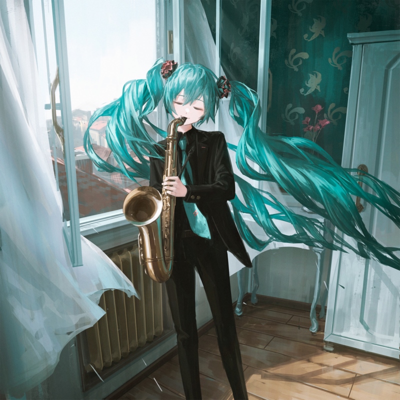 reoen,动漫,动漫女孩,hatsune miku,vocaloid,艺术品,青色头发,翅膀,萨克斯管,西装,壁纸/手机壁纸|Hatsune Miku,reoen,Vocaloid,动漫,动漫女孩,翅膀,艺术品,萨克斯管,西装,青色头发-海量免费高质量壁纸|墙纸|手机壁纸|电脑壁纸|wallpaper|动漫|卡通|二次元|真人|风景壁纸库-美塔壁纸